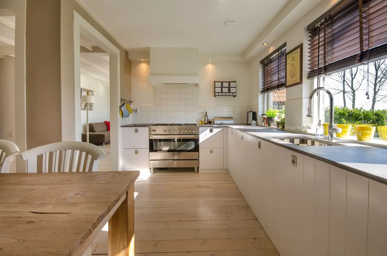 Sparkling clean modern kitchen
